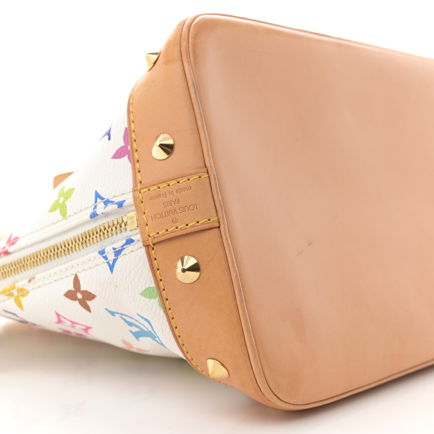 Louis Vuitton Monogram Multicolor Alma White 9 of 14