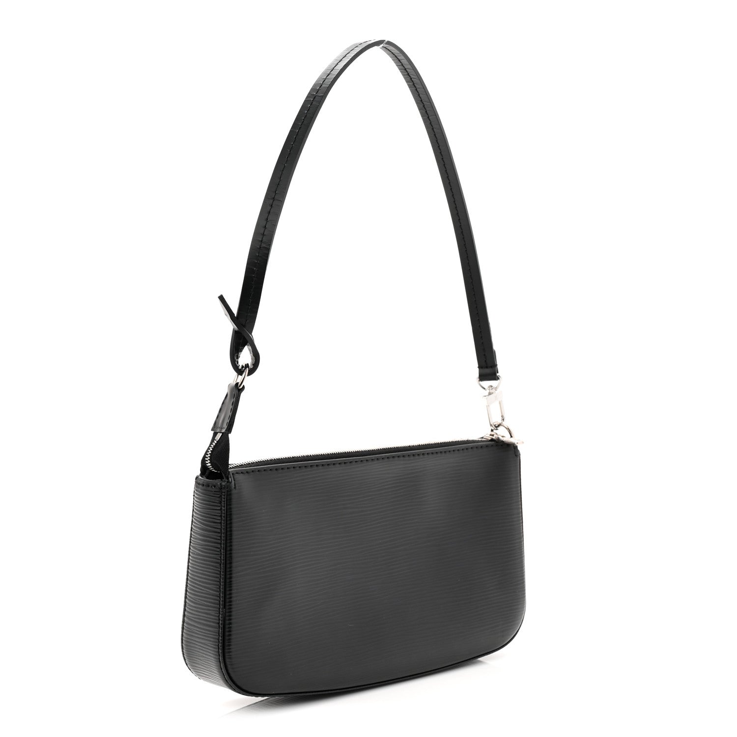 Louis Vuitton Epi Pochette Accessories NM Black 3 of 10