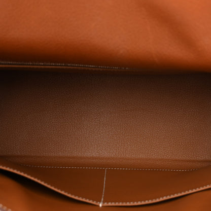 Hermes Barenia Faubourg Kelly Retourne 32 Fauve 5 of 11