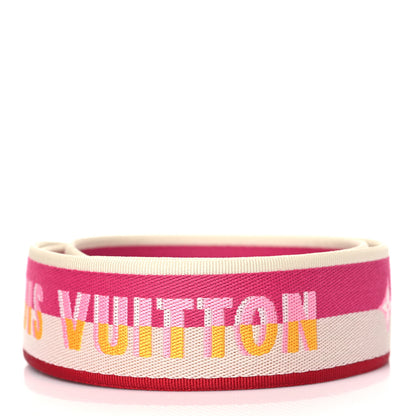 Louis Vuitton Jacquard Speedy Bandouliere 20 Shoulder Strap Fuchsia 3 of 4