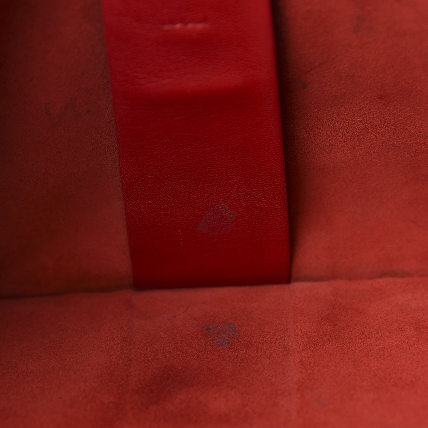 Celine Lambskin Knotted Clutch Red 12 of 13