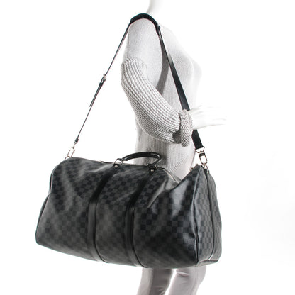 Louis Vuitton Damier Graphite Keepall Bandouliere 55 2 of 8