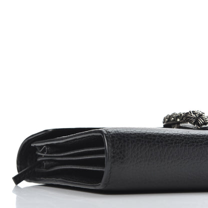 Gucci Calfskin Mini Dionysus Chain Wallet Black 6 of 10