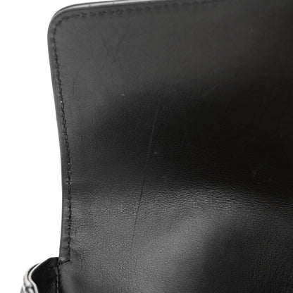 Gucci Calfskin Matelasse Pearly GG Marmont Chain Belt Bag Black 12 of 12