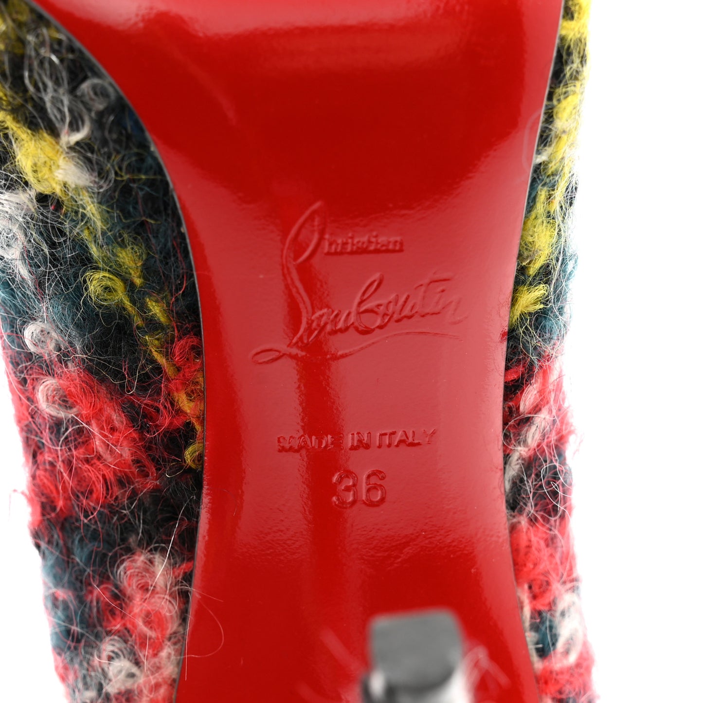 Pigalle Follies Tweed Bouclette 100 Pumps 36 Multicolor