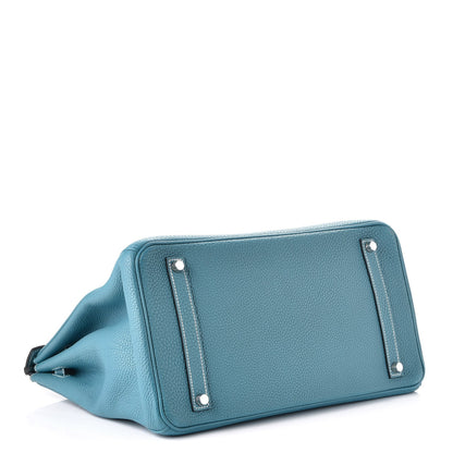 Hermes Togo Birkin 35 Blue Jean 5 of 38