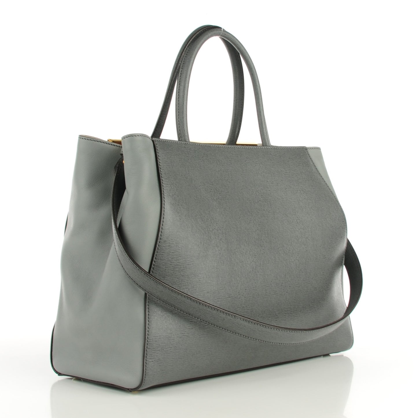 Vitello Elite Flamingo Regular 2Jours Tote Grigio Grigio Chiaro