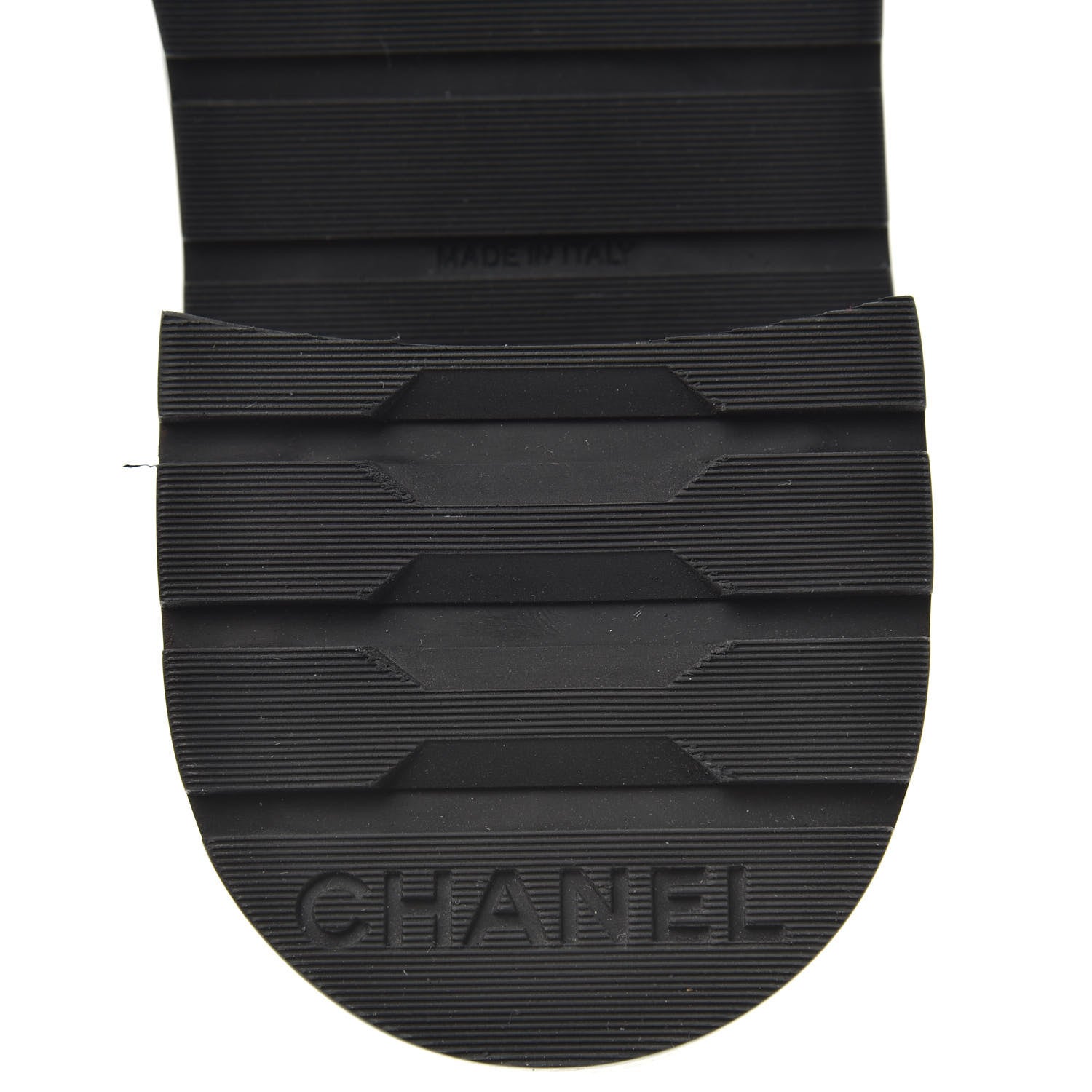 Chanel Shiny Goatskin Calfskin Quilted Lace Up Combat Boots 39 Black 6 of 9