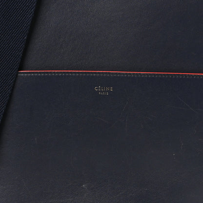 Celine Supersoft Calfskin Sangle Bucket Bag Navy 7 of 12