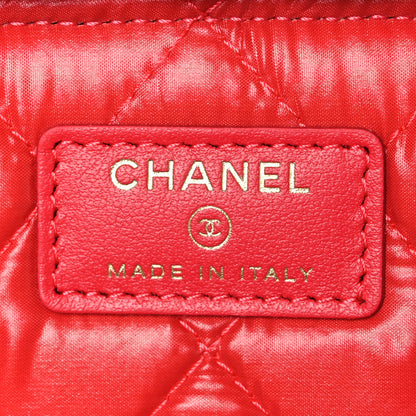 Chanel Caviar Quilted Large Vanity Pouch Red 6 of 7