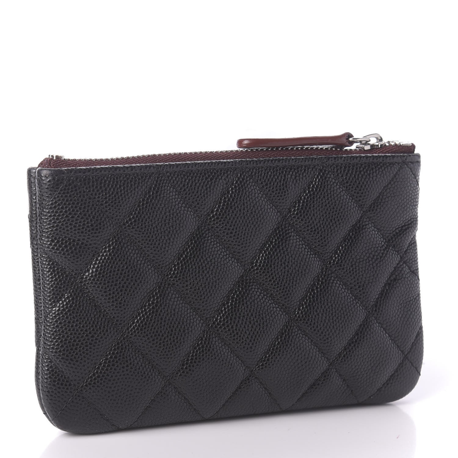 Chanel Caviar Quilted Small Cosmetic Case Black 3 of 8
