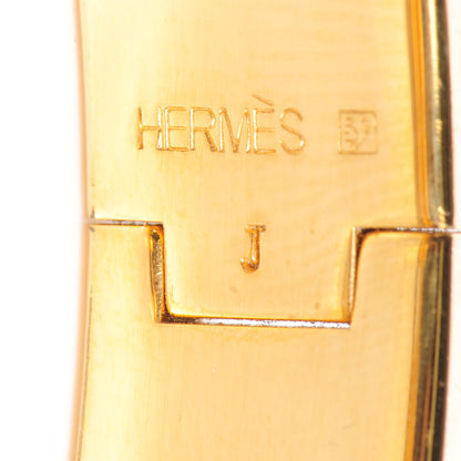 Hermes Narrow Enamel Clic Clac H Bracelet PM Rose Poudre 4 of 5