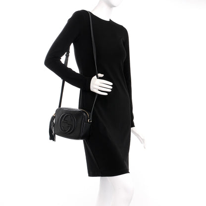 Gucci Pebbled Calfskin Small Soho Disco Bag Black 2 of 10