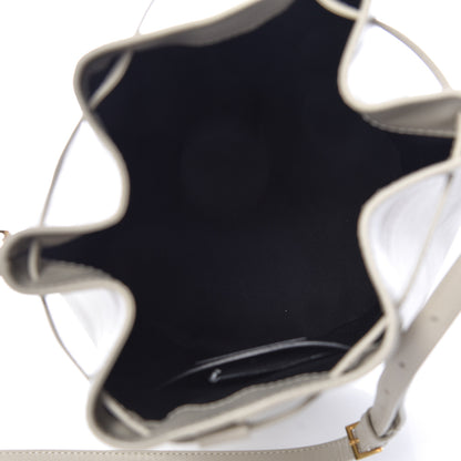 Saint Laurent Smooth Calfskin Medium Talitha Bucket Bag Vintage White 5 of 9