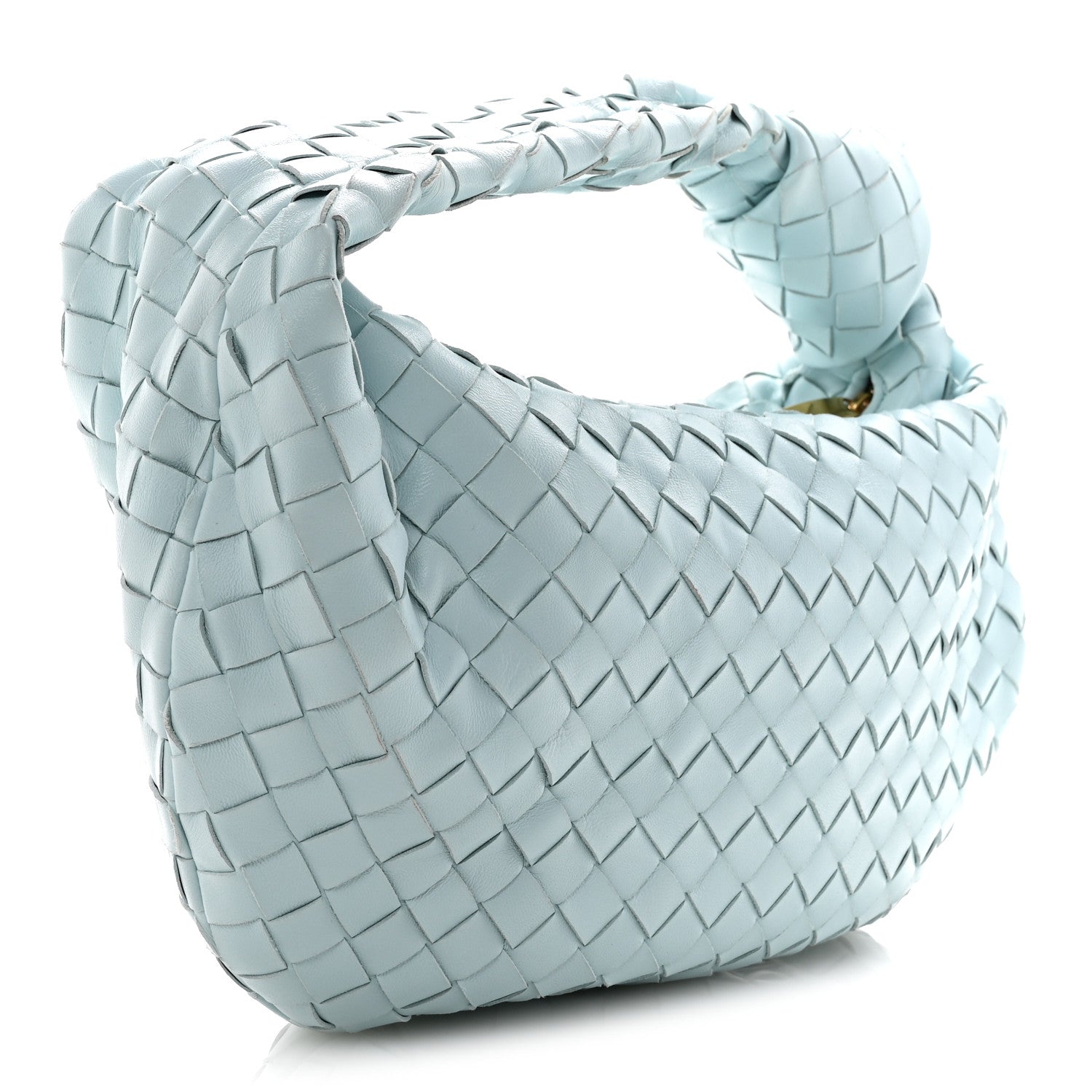 Bottega Veneta Nappa Intrecciato Teen Jodie Hobo Teal Washed 3 of 13