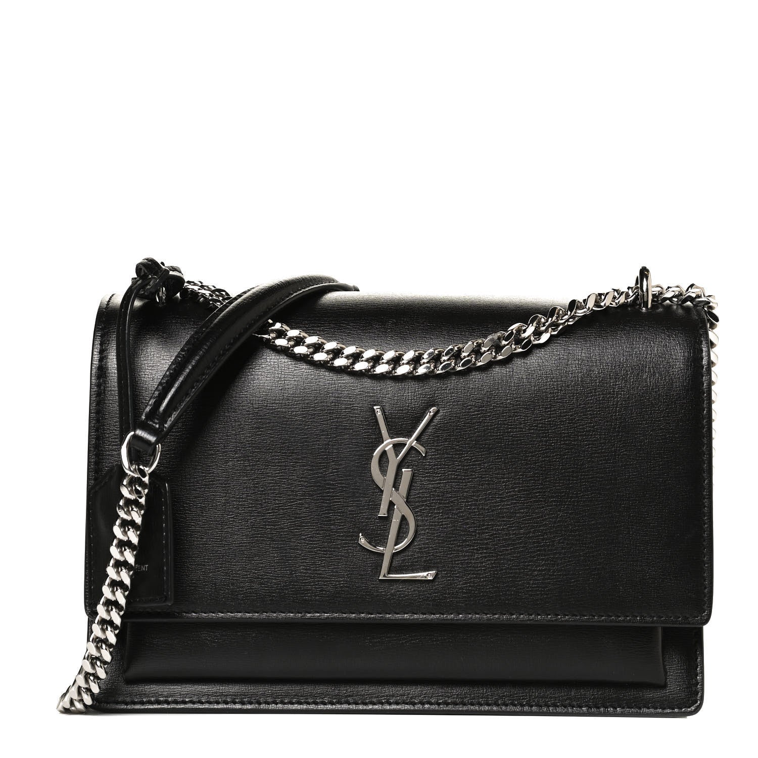 Saint Laurent Calfskin Medium Monogram Sunset Black 1 of 11