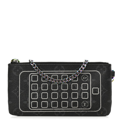 Louis Vuitton Monogram Eclipse Flash Fragment IPhone Pouch 1 of 9