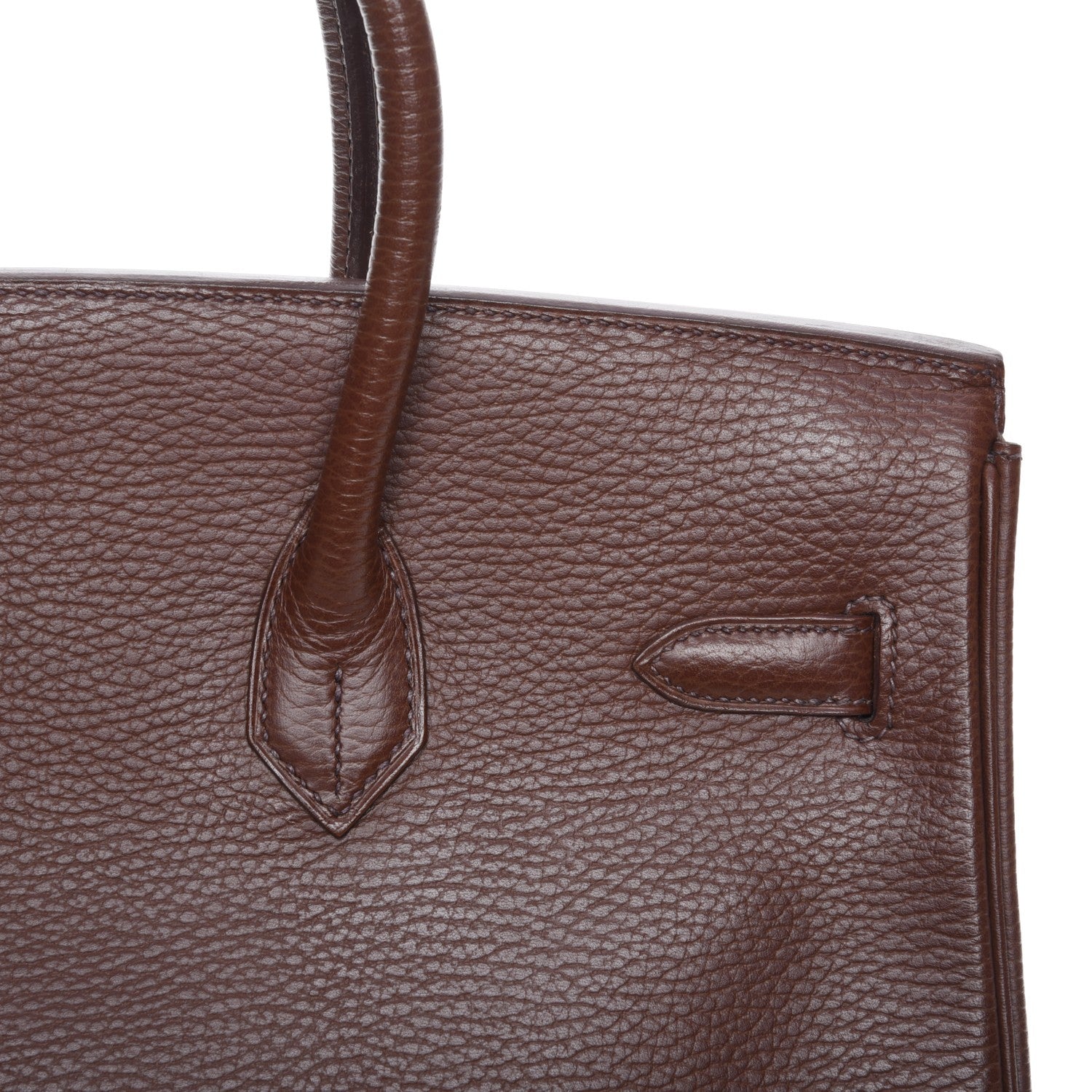 Hermes Ardennes Birkin 35 Chocolate 9 of 25