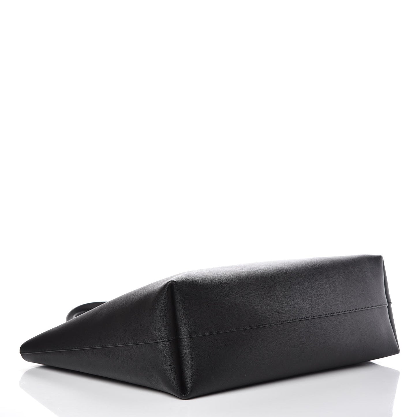 Calfskin Large Shopping Tote Black