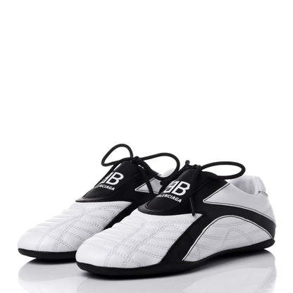 Balenciaga Polyurethane Womens Zen Sneakers 37 White Black 3 of 11
