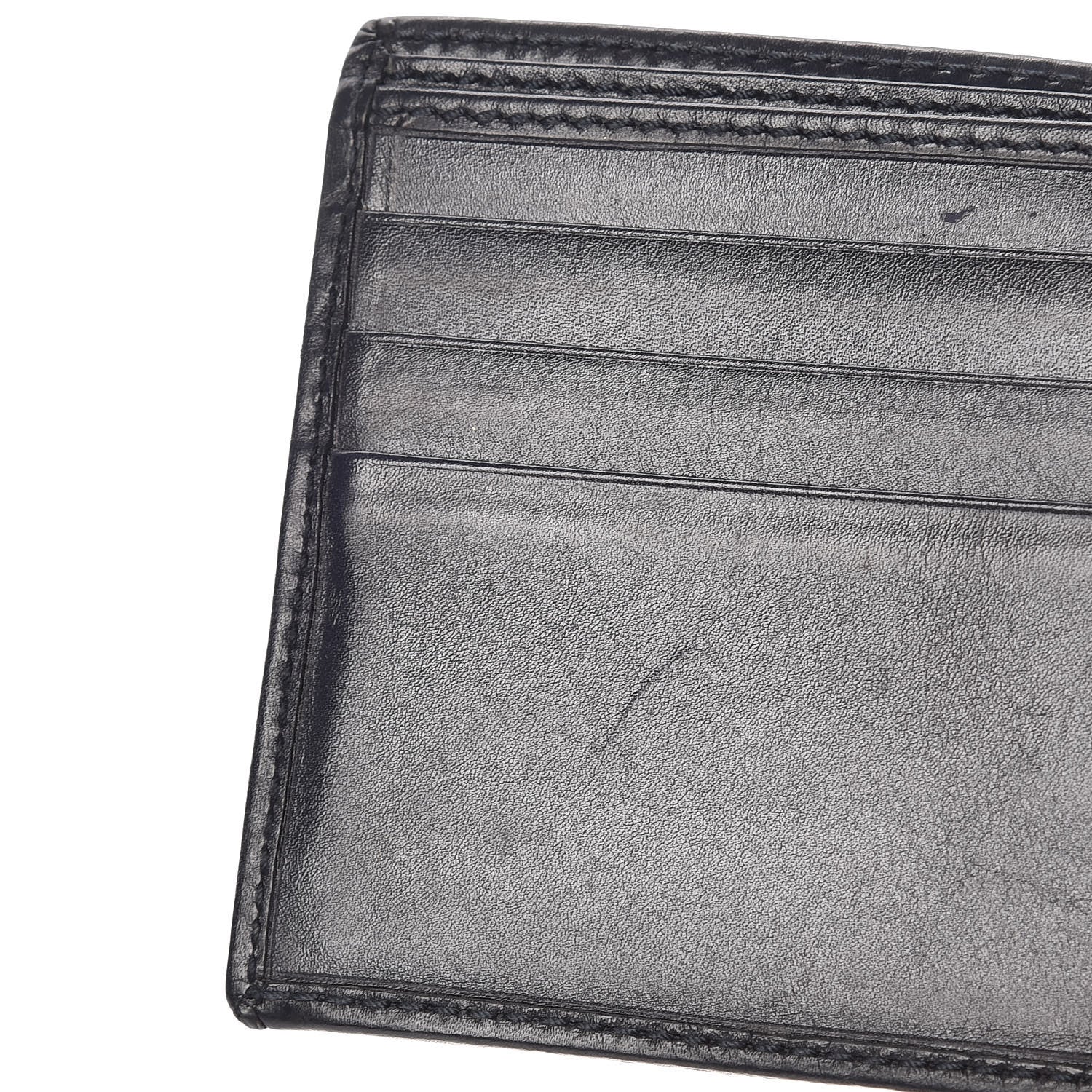 Gucci Imprime Monogram Bi-Fold Wallet Navy 9 of 12