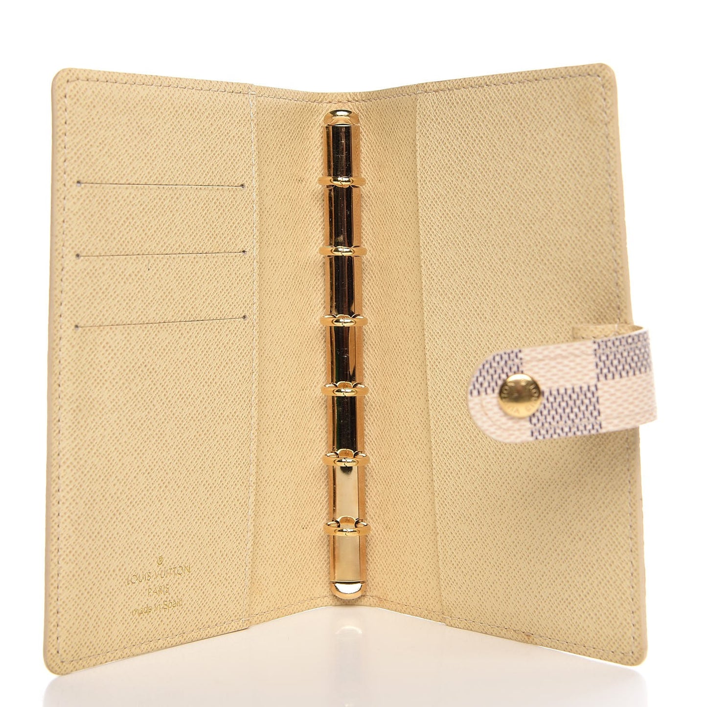 Damier Azur Patch Small Ring Agenda Cover