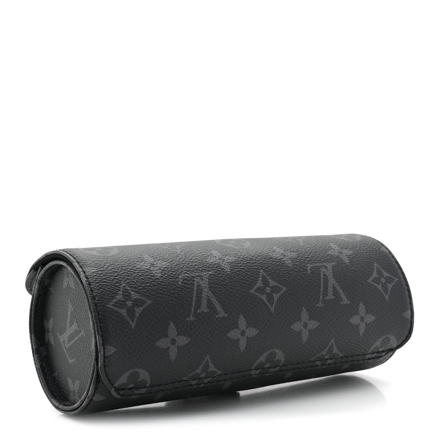 Louis Vuitton Monogram Eclipse 3 Watch Travel Case 3 of 10