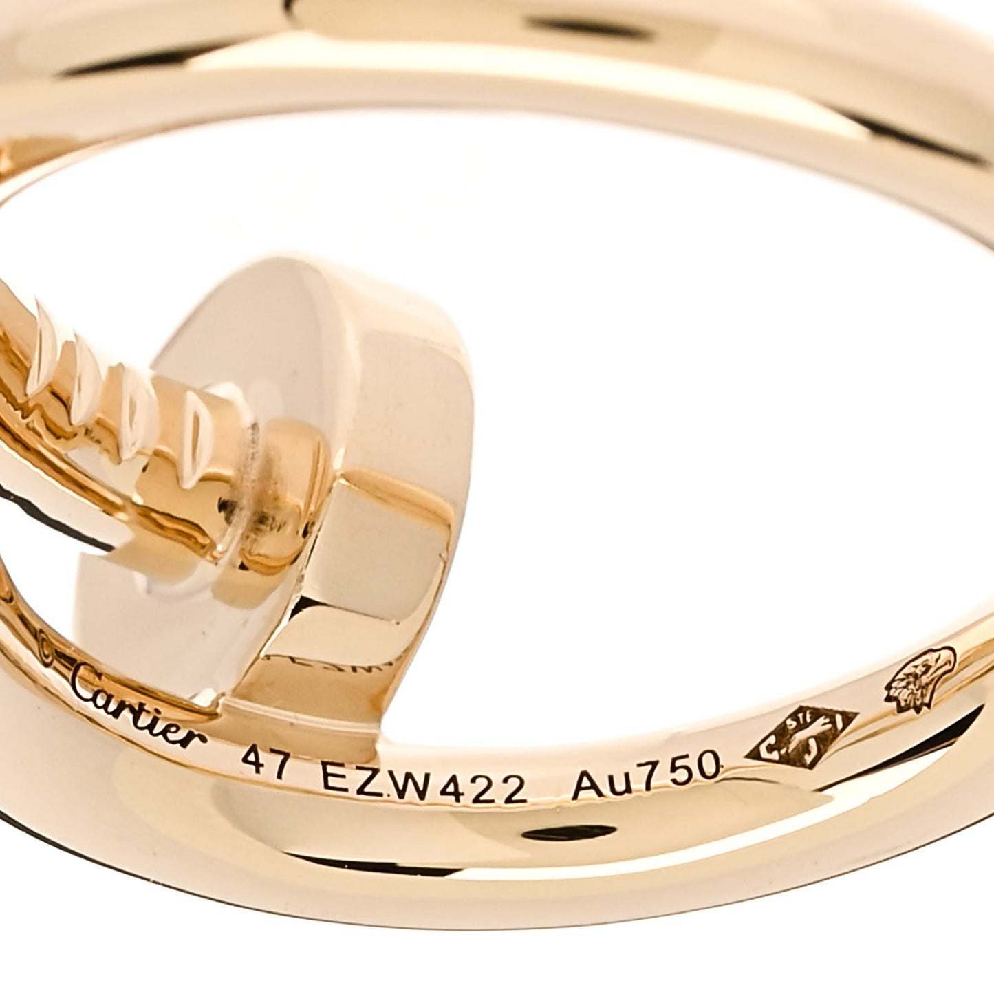 18K Yellow Gold Juste Un Clou Ring 47 4