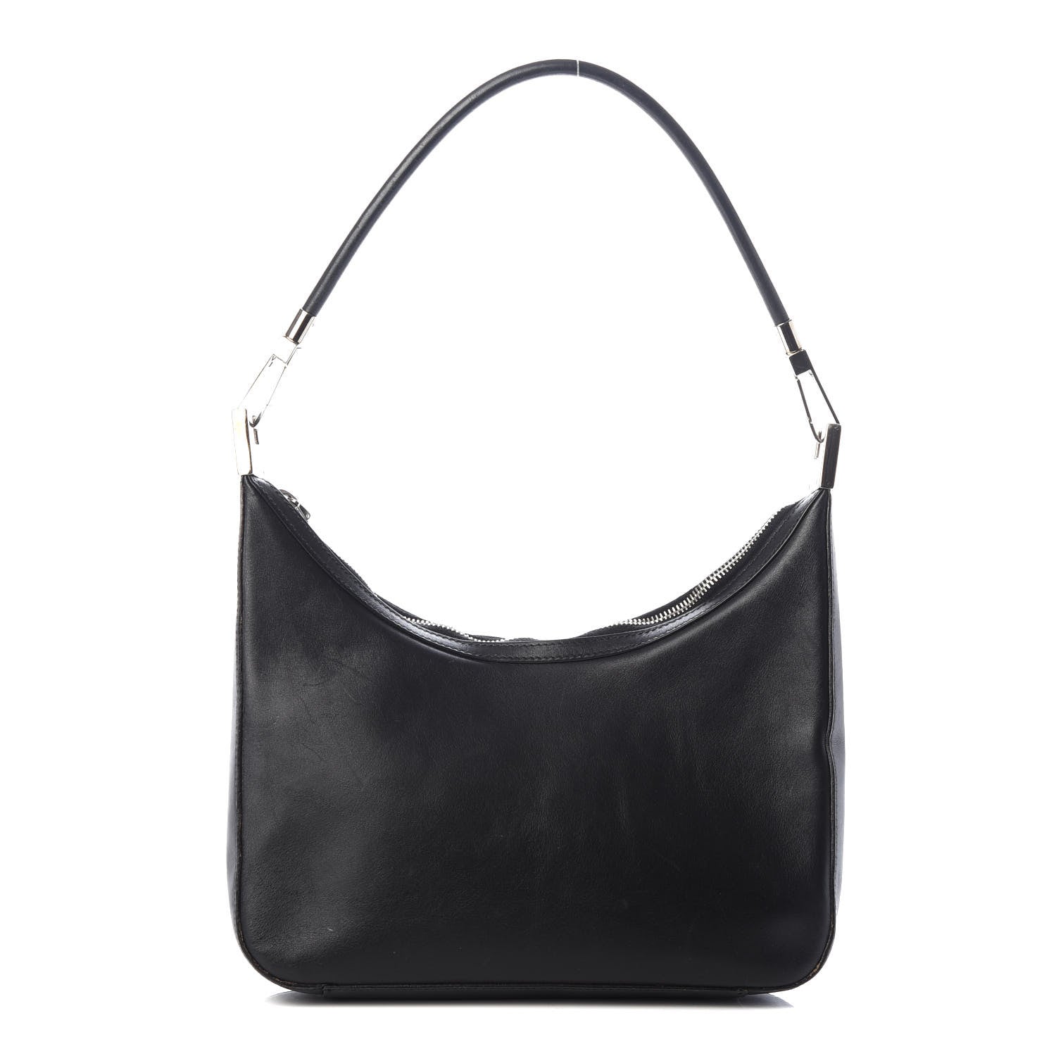 Gucci Calfskin Small Clasp Hobo Black 1 of 10
