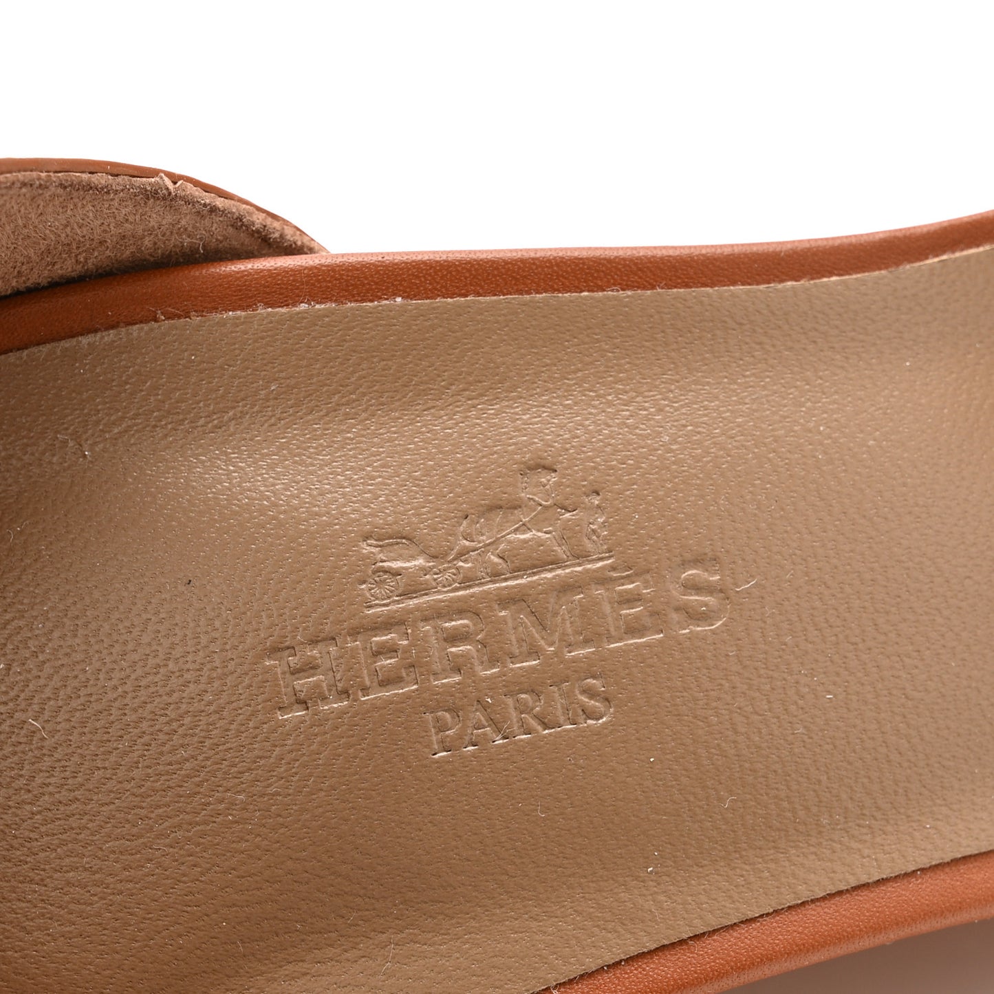 Calfskin Legend Wedge Sandals 37.5 Gold