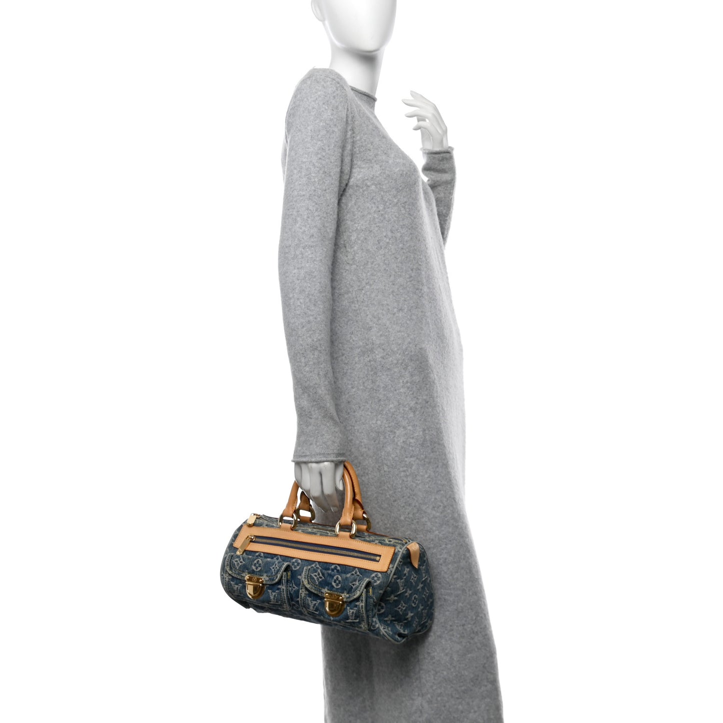 Monogram Denim Neo Speedy Blue