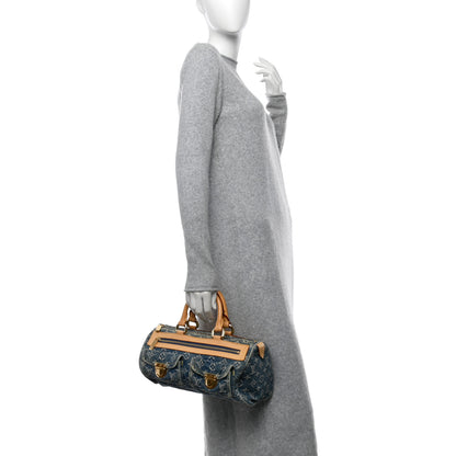 Louis Vuitton Monogram Denim Neo Speedy Blue 2 of 10