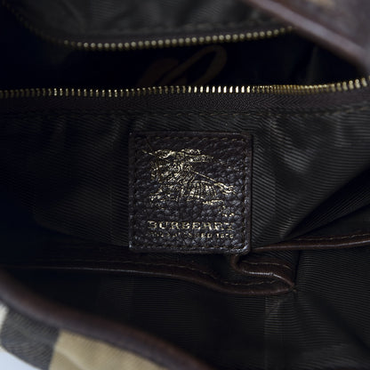 Burberry House Check Quilted Brook Hobo Chocolate 7 of 8