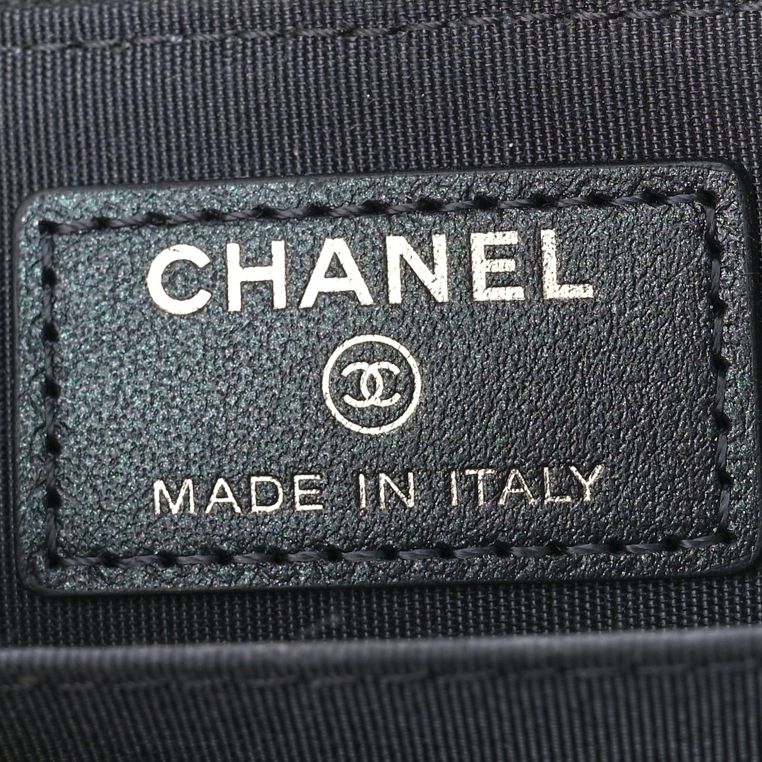 Chanel Iridescent Caviar Quilted Zip Coin Purse Black 6 of 10