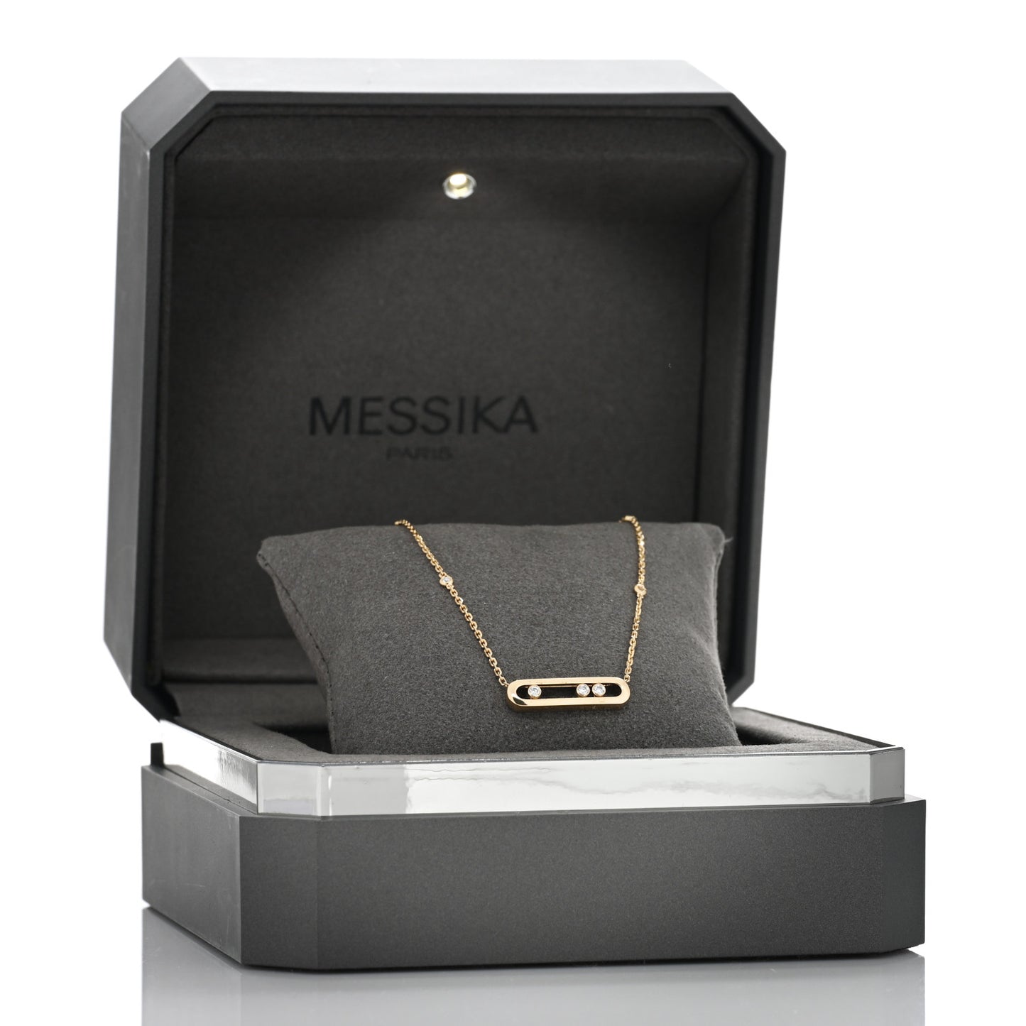 18K Yellow Gold Diamond Baby Move Necklace