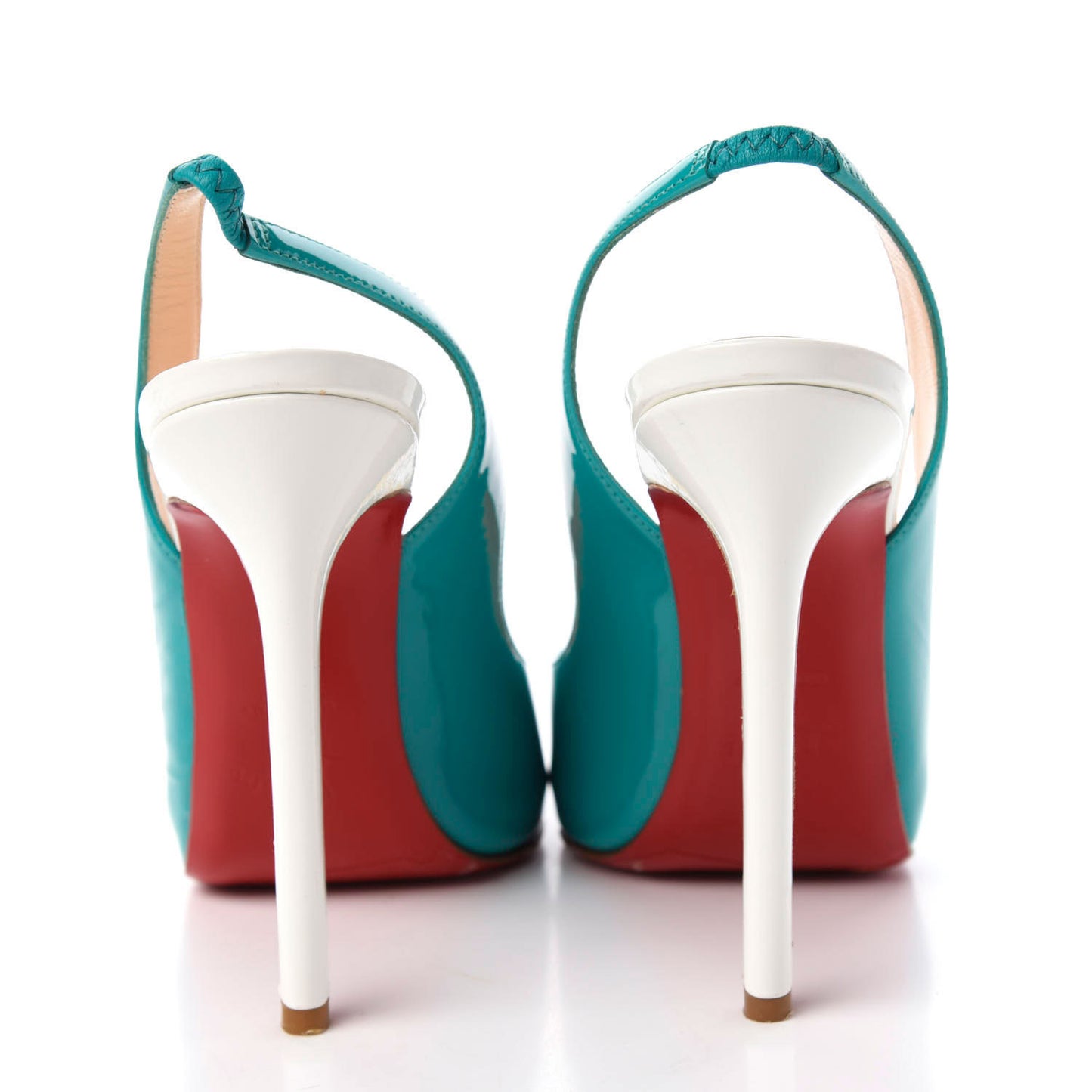 Patent Flo Sling 120 Pumps 38 Caraibes Canari