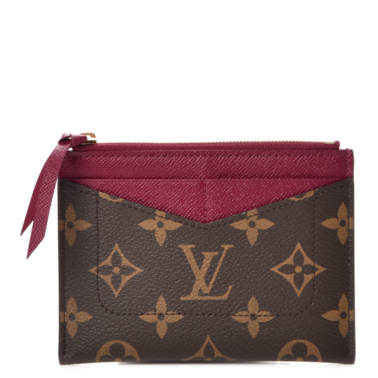 Louis Vuitton Monogram Zipped Card Holder Fuchsia 1 of 8