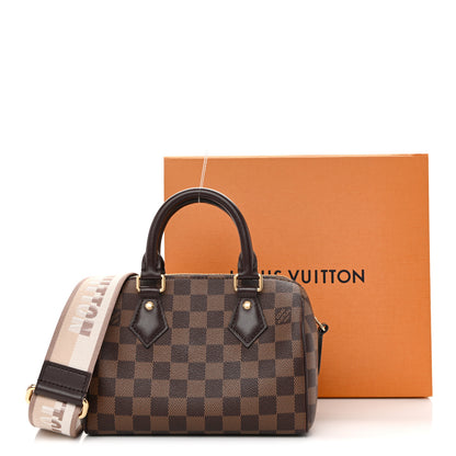 Louis Vuitton Damier Ebene Speedy Bandouliere 20 10 of 10