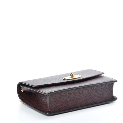 Mulberry Natural Grained Calfskin Small Darley Satchel Oxblood 3 of 12