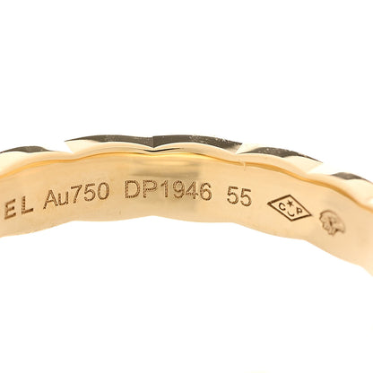 Chanel 18K Yellow Gold Mini Coco Crush Ring 55 7.25 5 of 6