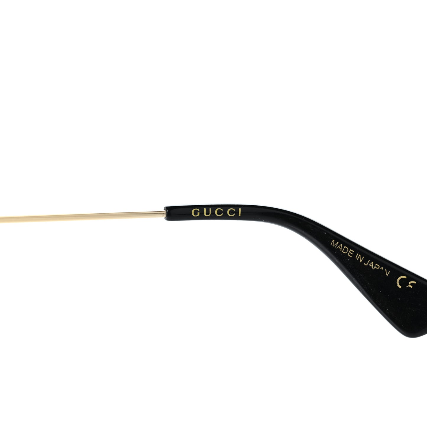 Acetate Round Frame Sunglasses GG0061S Black