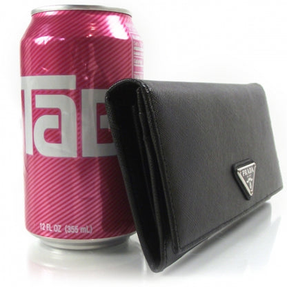 Prada Saffiano Calf Leather Flap Wallet 3 of 8