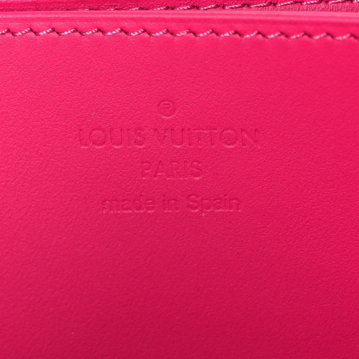 Metallic Vernis Degrade Zippy Wallet Blue Pink