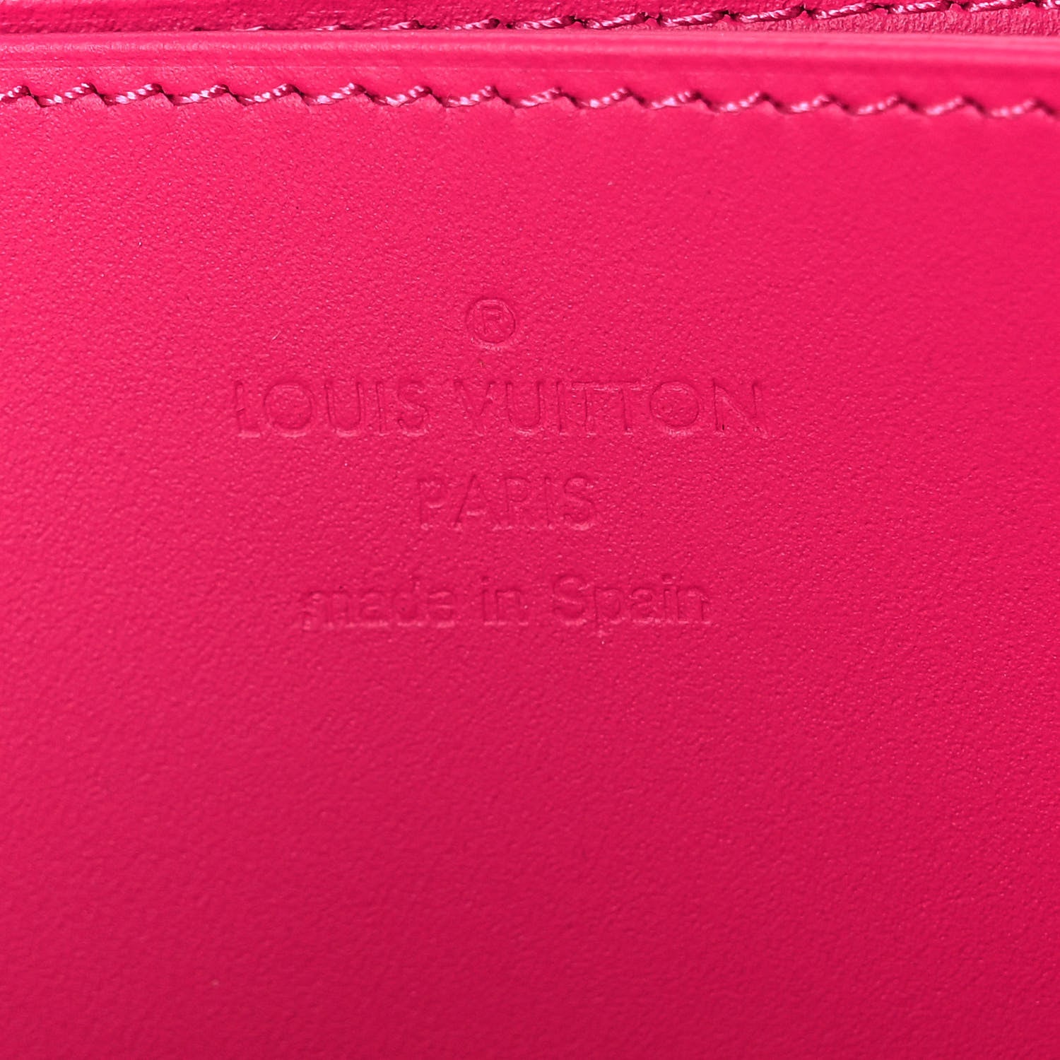 Louis Vuitton Metallic Vernis Degrade Zippy Wallet Blue Pink 6 of 8