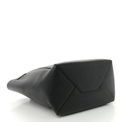 Celine Soft Grained Calfskin Small Belt Cabas Phantom Black 4 of 10