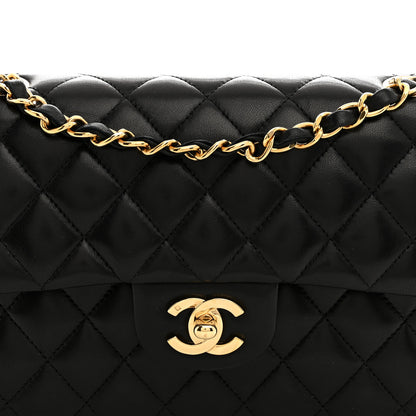 Chanel Lambskin Quilted Small Double Flap Black 8 of 11