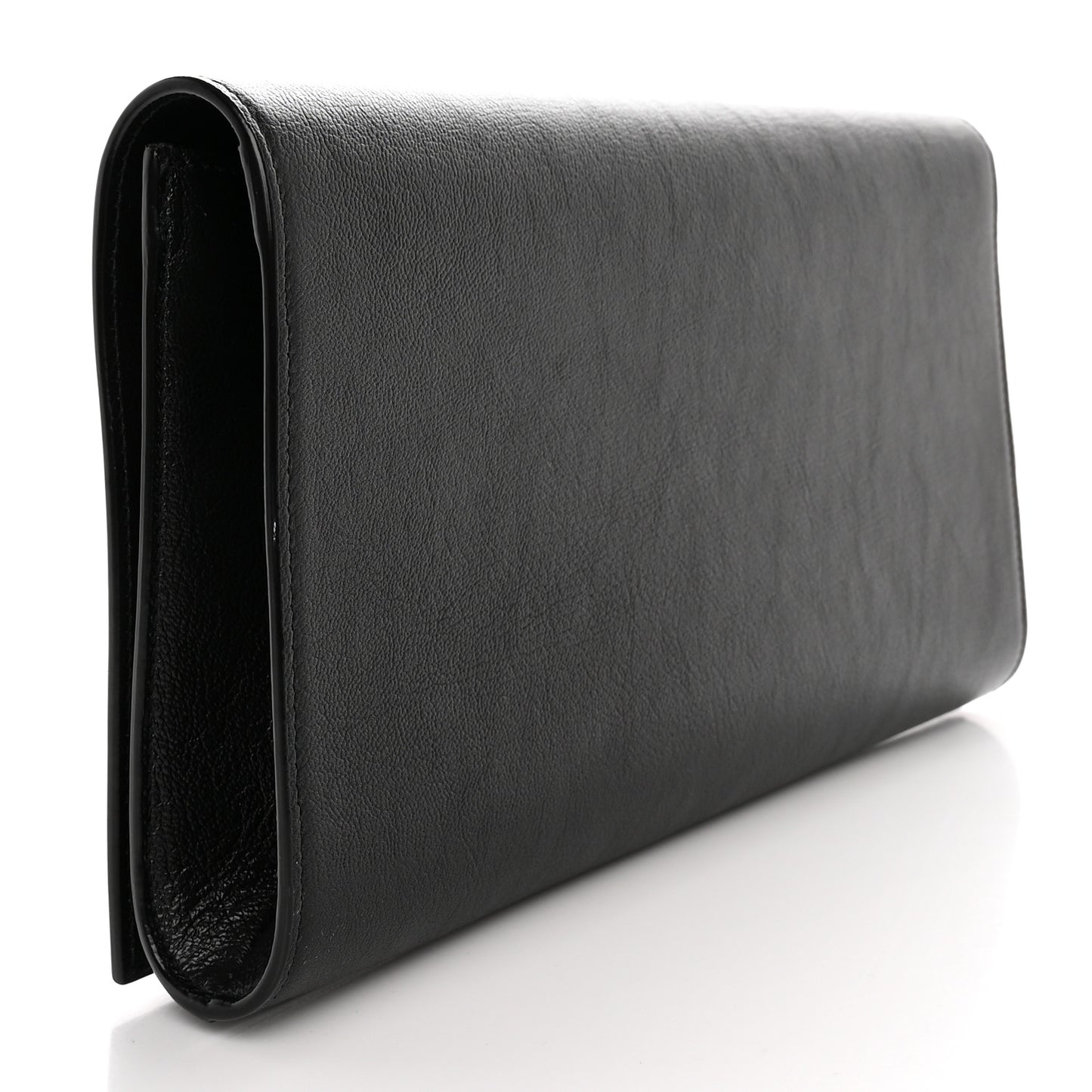 Calfskin Monogram Large Belle De Jour Clutch Black