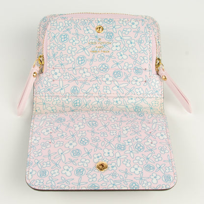 Louis Vuitton Monogram Fleuri Insolite PM Wallet Rose 7 of 7