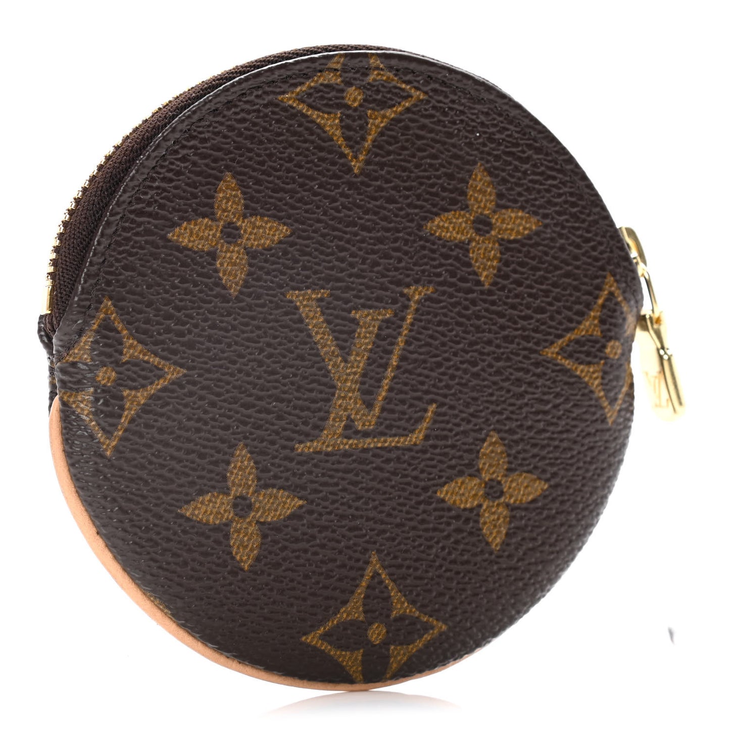 Monogram Round Coin Purse