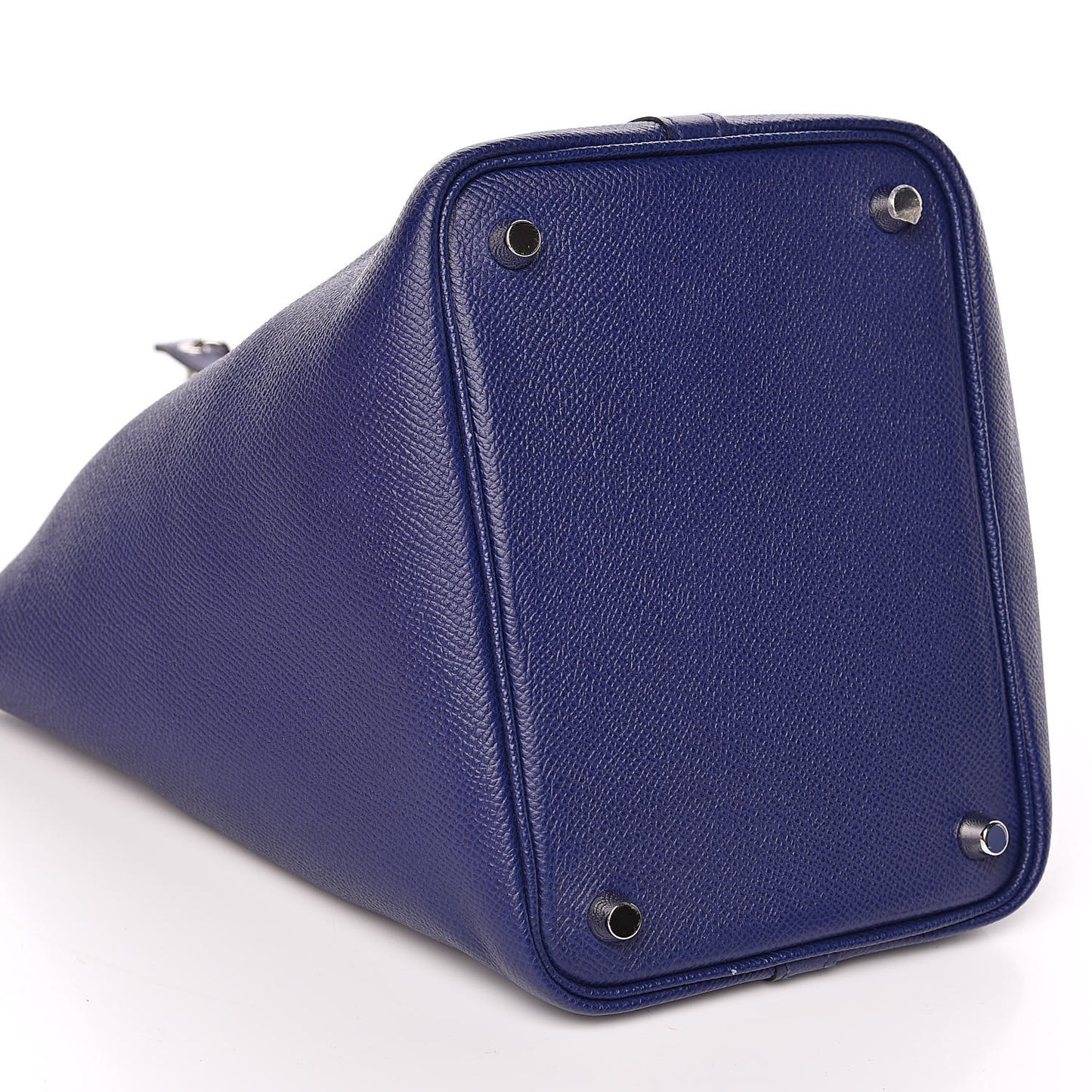 Epsom Tressage De Cuir Picotin Lock 18 PM Bleu Encre Brique Black